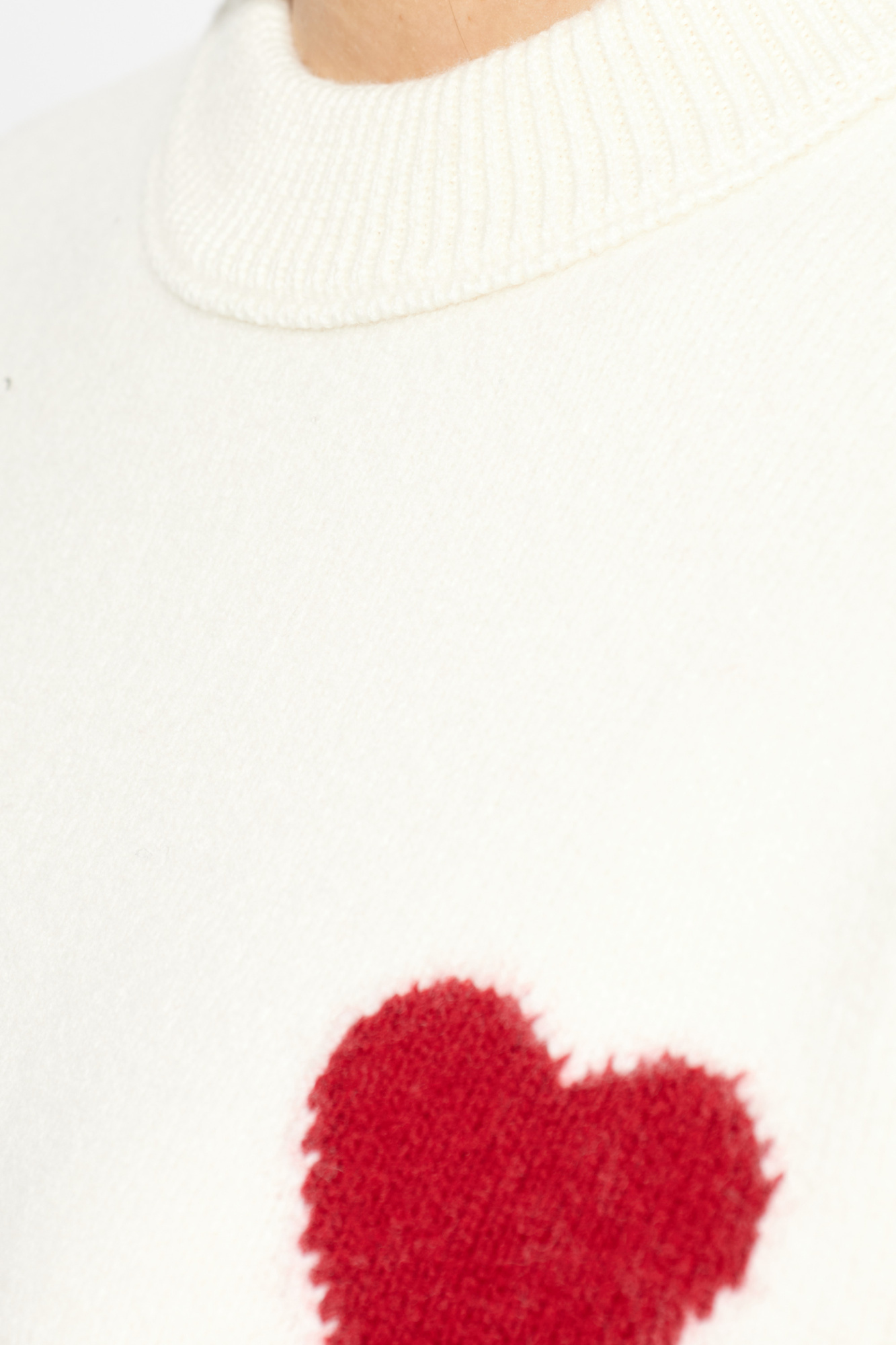 Ami Alexandre Mattiussi Wool sweater with logo | Men's | Vitkac